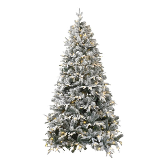 Árvore de Natal Verde e Branca c/Led