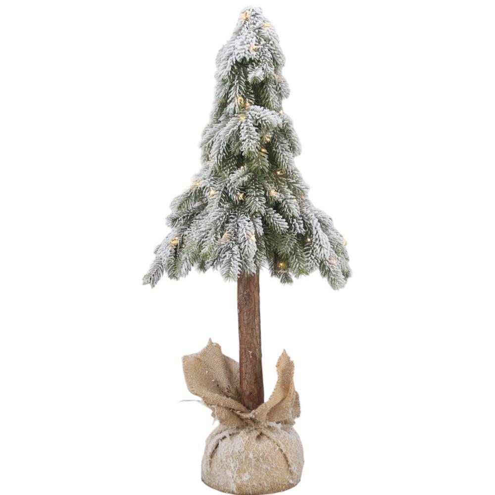 Árvore de Natal Branca c/Led 80cm