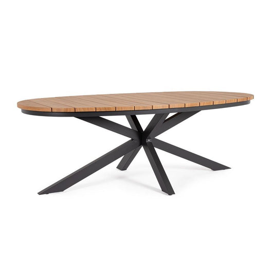 Mesa de Jardim Oval Zelmar Antracite