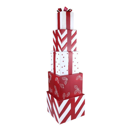Presentes de Natal Vermelho 70cm