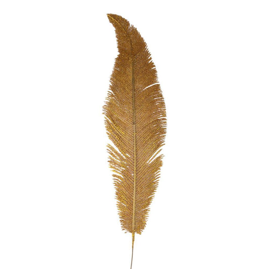 Pena de Natal Dourado 55cm