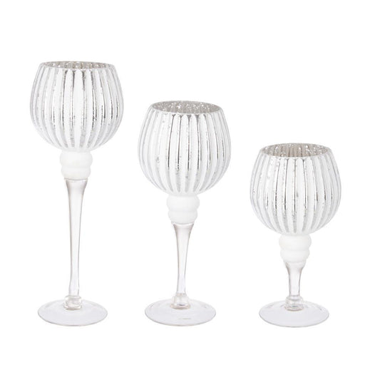 Conjunto 3 Castiçais de Natal