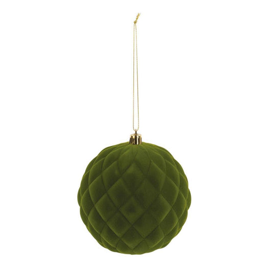 Bola de Natal Verde 10cm Conjunto de 6 Unidades