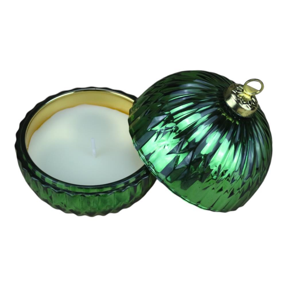 Vela Bola de Natal Verde