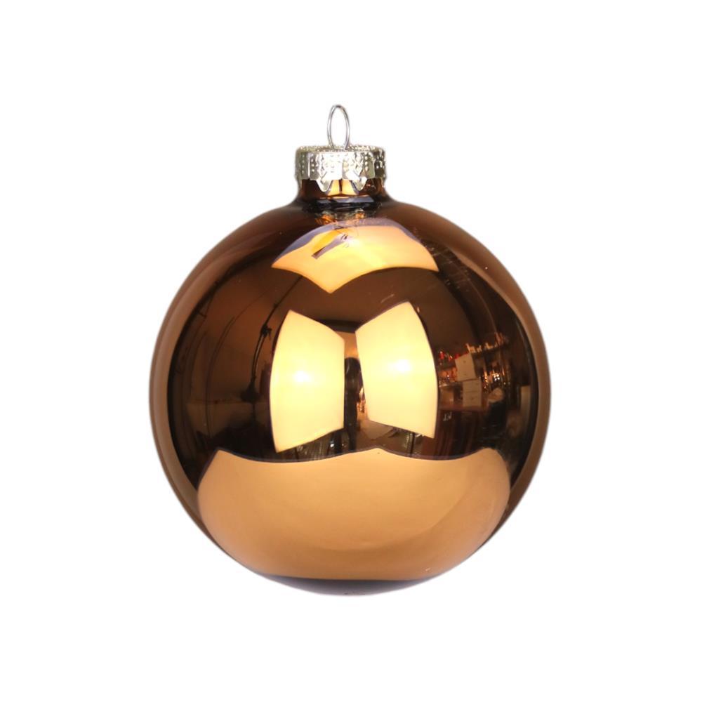 Bola de Natal Caramelo 10cm 1 Unidade