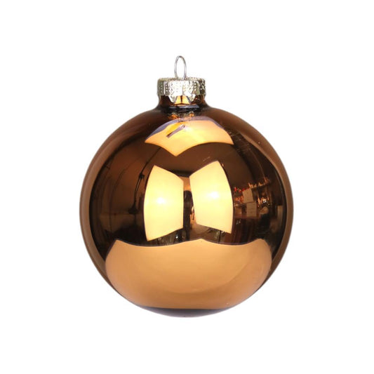 Bola de Natal Caramelo 10cm 1 Unidade