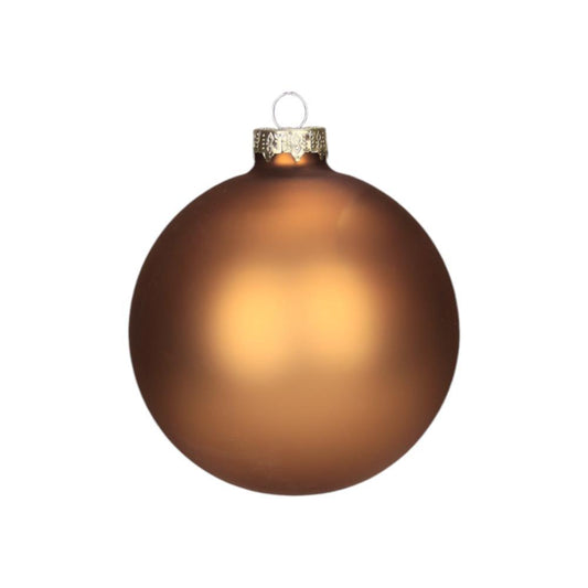 Bola de Natal Caramelo Mate10cm 1 Unidade