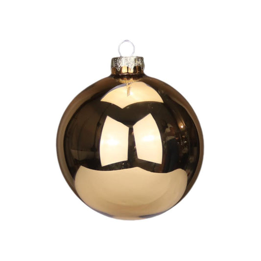 Bola de Natal Dourado 10cm 1 Unidade