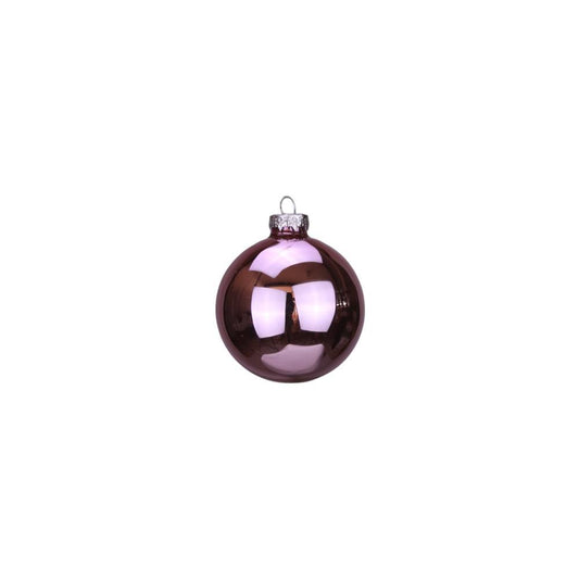 Bola de Natal Cor-de-Rosa 6cm 1 Unidade