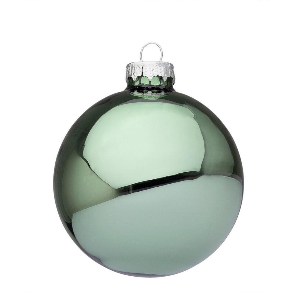 Bola de Natal Verde 8cm 1 Unidade