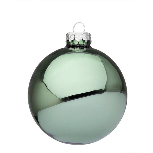 Bola de Natal Verde 8cm 1 Unidade