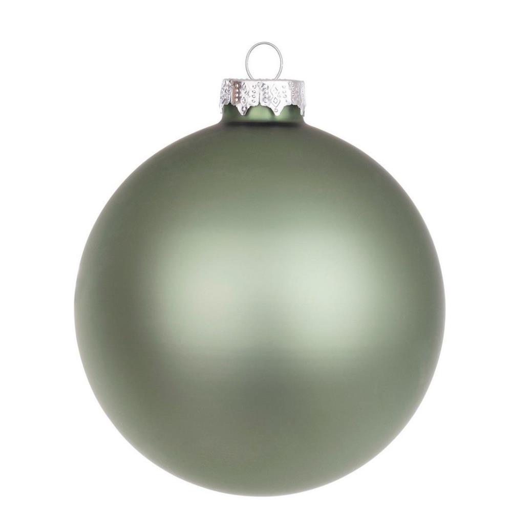 Bola de Natal Verde Mate 10cm 1 Unidade