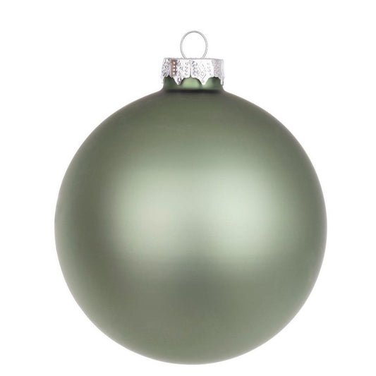 Bola de Natal Verde Mate 10cm 1 Unidade