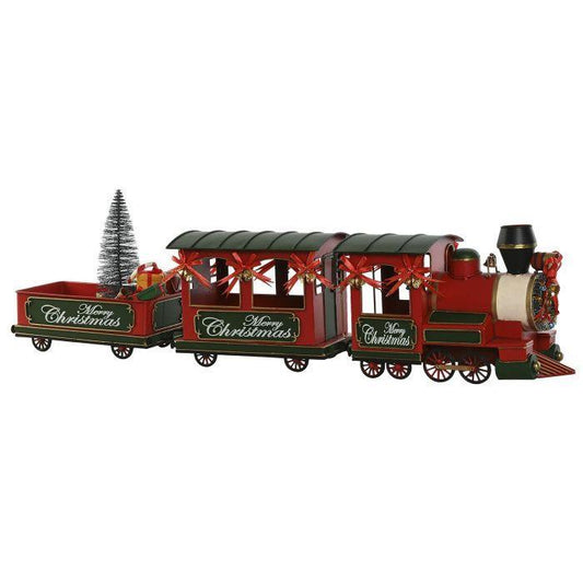 Comboio de Natal Vermelho 97cm