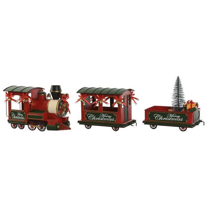 Comboio de Natal Vermelho 97cm