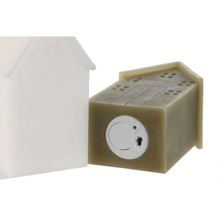 Vela Casa de Natal c/Led 18cm 1 Unidade