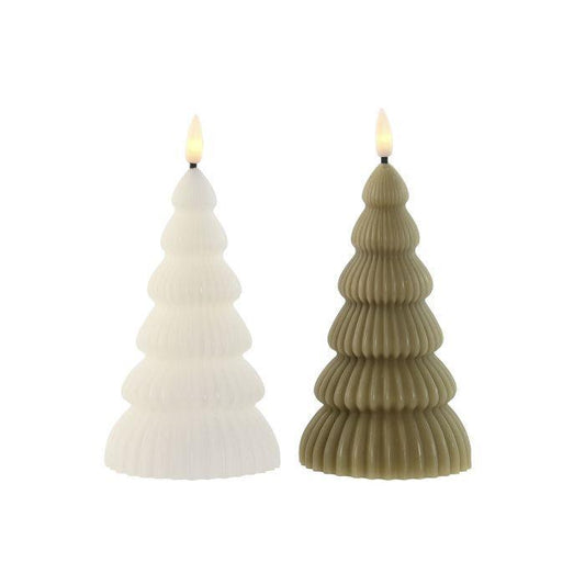 Vela Árvore de Natal c/Led 17.5cm 1 Unidade