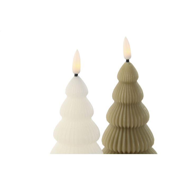 Vela Árvore de Natal c/Led 15cm 1 Unidade